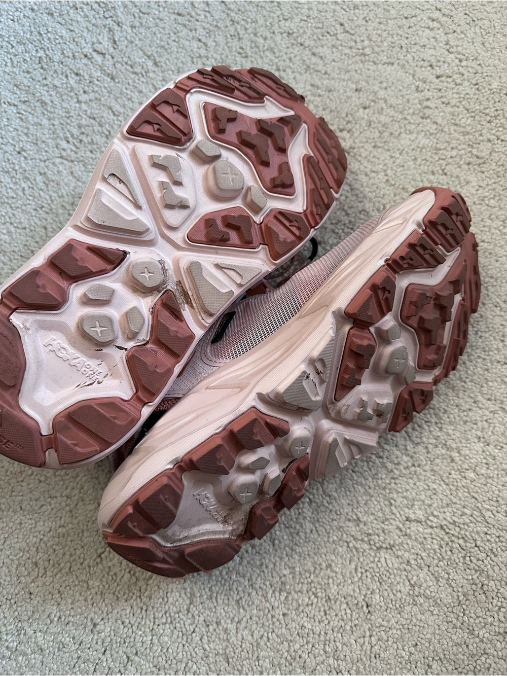 Hoka Women's Peach Slip-On Athletic Sneakers - Picture 3 of 6